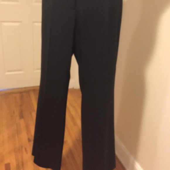 Ann Taylor Black Satin Trim Pants ~ Size  Petite 10 - Picture 3 of 7